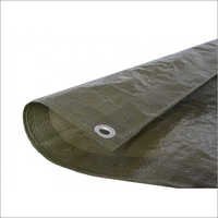 Hdpe Tarpaulin Fabric - 1.5m X 50m , Green Color, 100gsm Weight, Weatherproof & Eco-friendly