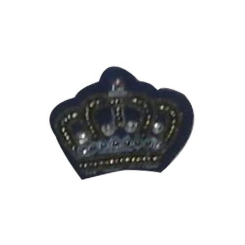 Silver Beads Embroidery Brooch