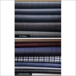 Fibre Dyed / Yarn Dyed Pv Suiting Fabric