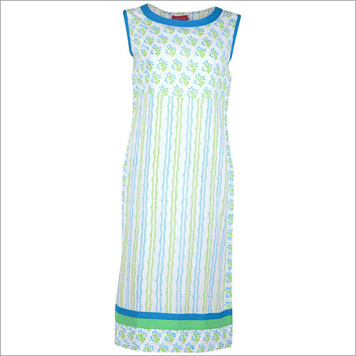 Printed Half Sleeve Cotton Kurti