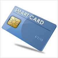 Pvc Smart Card - 85mm X 55mm, Blue Glossy Double-sided Chip Card | Durable Pvc Material, Versatile Rfid Applications