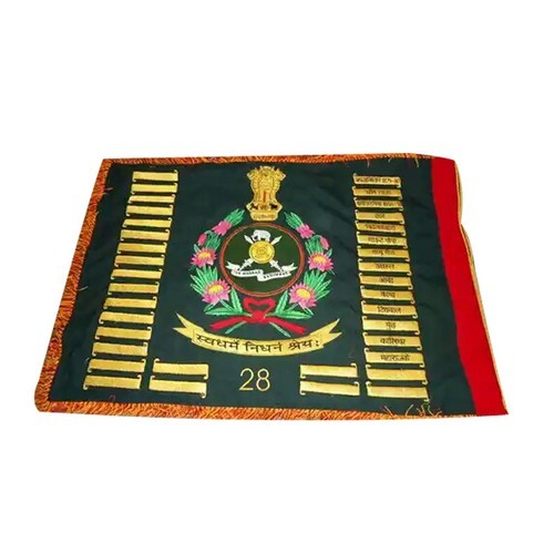 Yellow Thread Embroidery Brooch