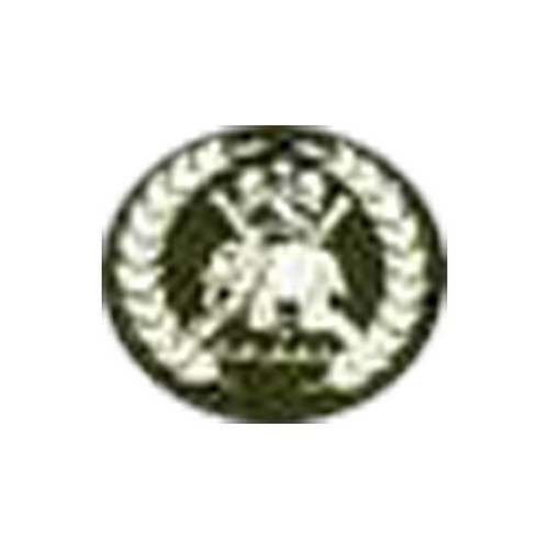 Green Thread Embroidery Brooch