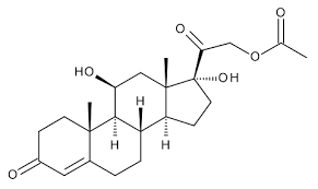 Hydrocortisone acetate for peak identification