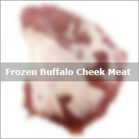 Frozen Fresh Buffalo Cheek Meat