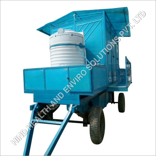 Six Seater Mobile Toilet Trolley