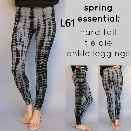 Hard Tail Tie Die Ankle Leggings