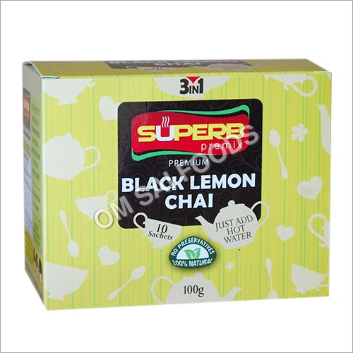 Black Lemon Tea 15 Gm 10 Pack Carton Blood Circulation