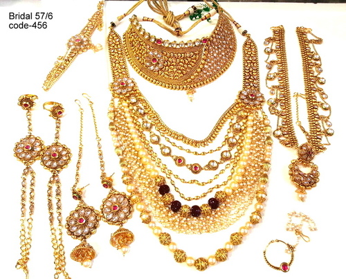 Copper Alloy Bridal Jewellery Set