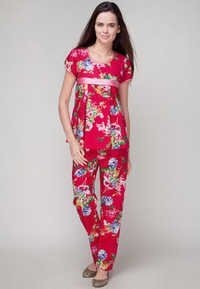 Red Knitted Nightwear