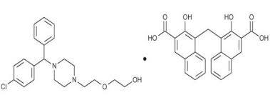 Hydroxyzine pamoate salt