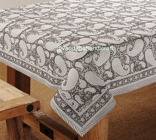 Indian Traditional Handblock Printed Table Cover