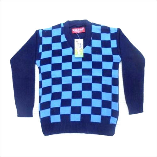 School Uniform Check Sweater