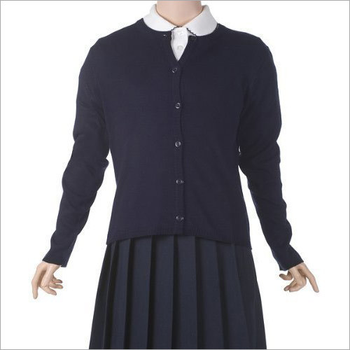 Girl School Uniform Cardigan