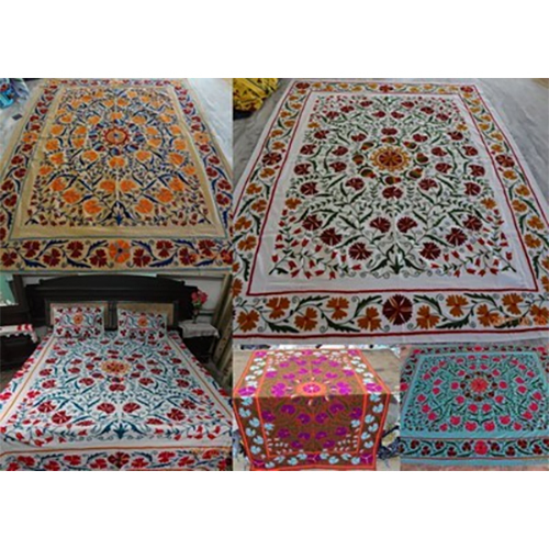 Suzani Embroidered Bed Cover