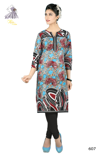 Mix Color New Catalog Cotton Kurti