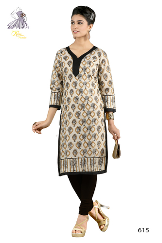 Mix Color Latest Cotton Printed Kurti