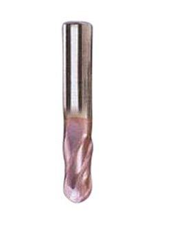 Carbide Ball Nose Endmill - 16mm Dia x 150mm Length, 4 Flutes, 30Â° RH Helix Angle