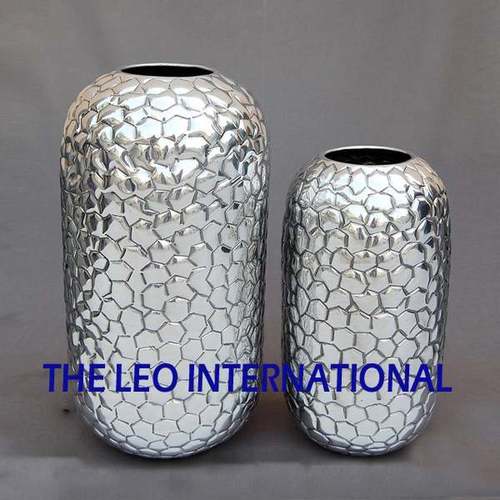 Hammered Metal Vase