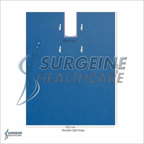 Shoulder Split Drape