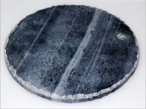 Chopping Board - Stone, 12 Inch Diameter, 1 Inch Thick | Durable Surface, Blade Protection, Stable Base, Textured Finish