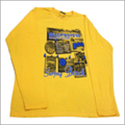 गोल कॉलर टी-शर्ट