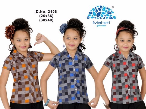 Girls Classic Cotton Printed Top - Age 4-15 Years | Stylish and Comfortable Design