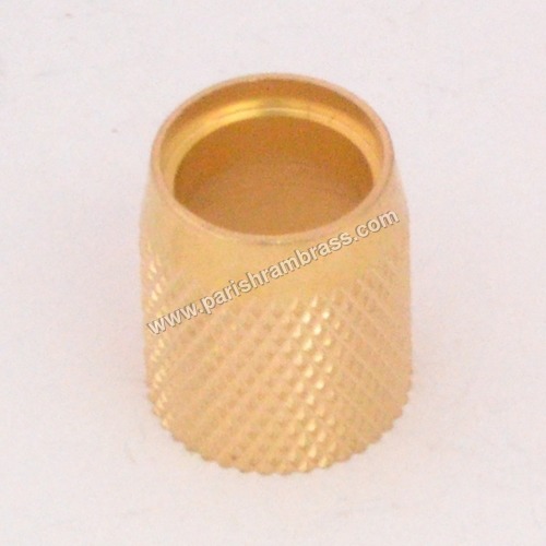 Brass Cross Knurling Bush