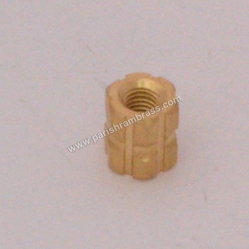 Brass Hex Wood Inserts