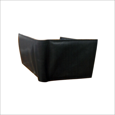 Mens Trifold Leather Wallet - Leather Material, Folded Design, Black Color | Stylish and Durable Accessory for Everyday Use