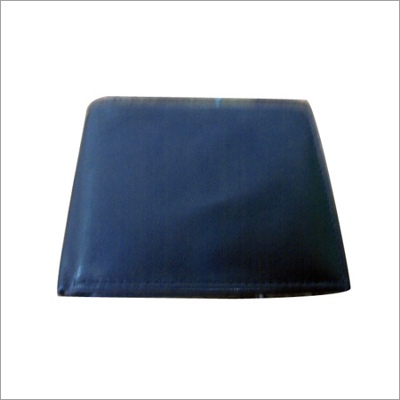 Mens Blue Leather Wallet