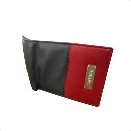 Red And Black Leather Wallet