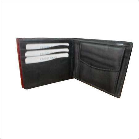 Black Mens Leather Wallet