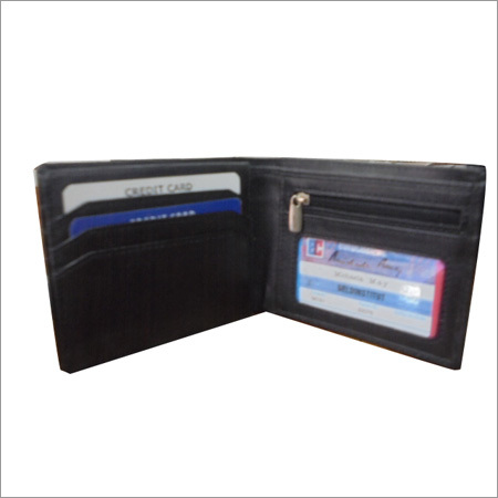 Black Mens Leather Wallet