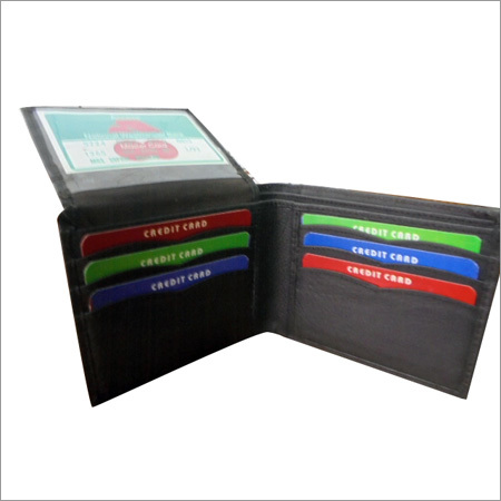 Bifold Black Leather Wallet