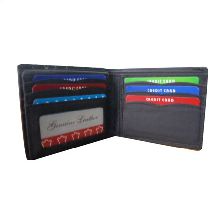 Mens Leather Black Wallet