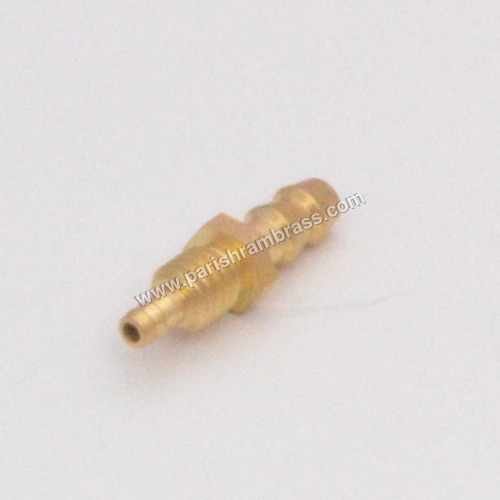 Brass Two End Nipple with Thread