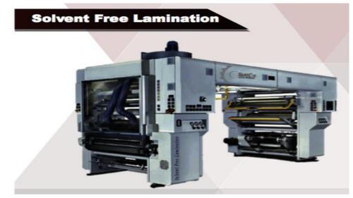 Semi Automatic Solvent Less Lamination Machine