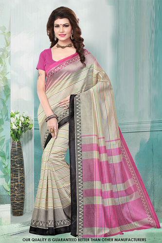 Stylish Bhagalpuri  Saree
