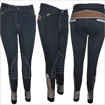 Ladies Knee Silicon Grip Breeches