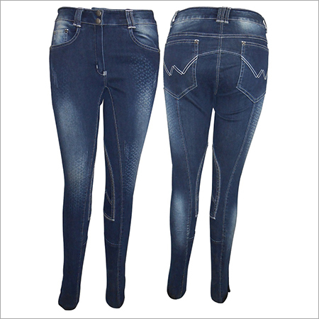 Denim Self Knee Patch Breech