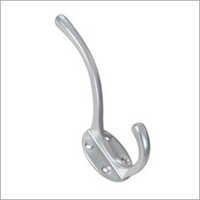 Coat Hook - Aluminum Material, 140mm Height X 85mm Projection, Silver Finish - Corrosion Proof, High Tensile Strength, Ideal For Home And Hotel Use