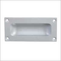 Flush Pull - Aluminum 100x35mm | Silver Finish, Lightweight, Rust-resistant, Ideal For Sliding Doors And Cabinets