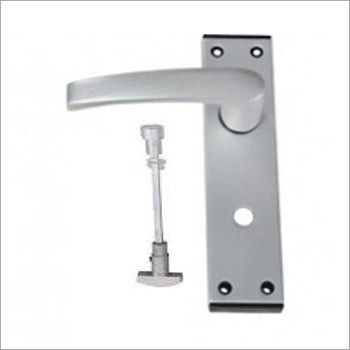 Lever Bathroom On 6 Plate With Black End Cap Application: Door