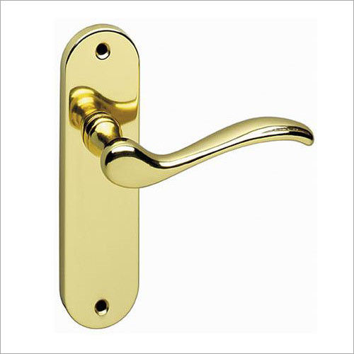 Gold Colour Lever Handle Lock