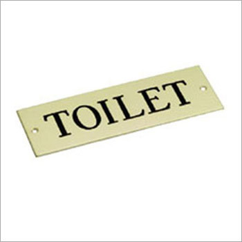 Toilet Sign Plate By VIMLESH ENTERPRISES