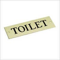 Toilet Sign Plate