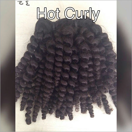 Natural Hot Curly Human Hair Extensions