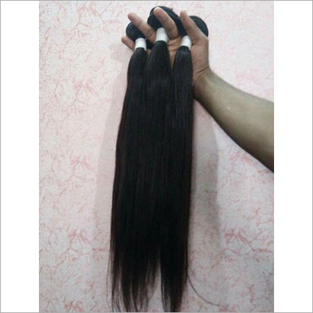 Straight Human Hair Extensions - Color: Natural