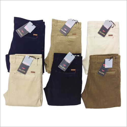 Cotton Mens Straight Leg Camel Chinos
